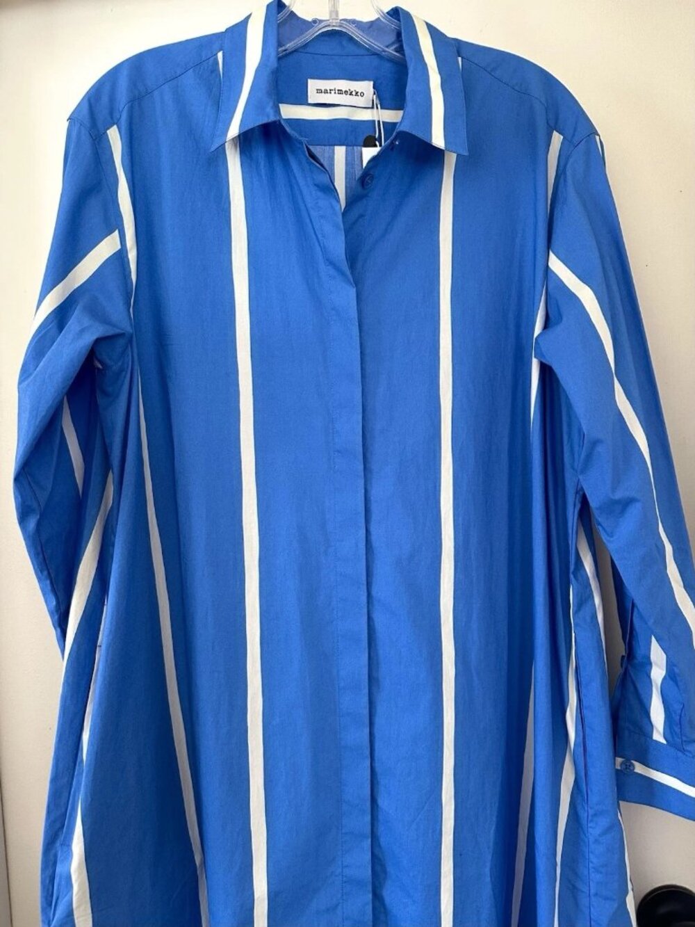NWT Marimekko Runoelma Puhveli Shirt Dress sz 36